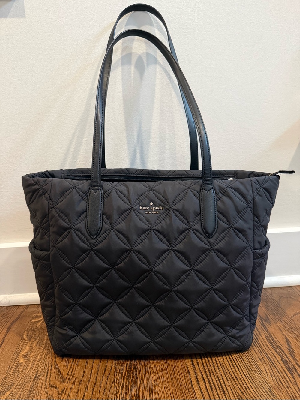 kate spade Quilted Black Tote Bag